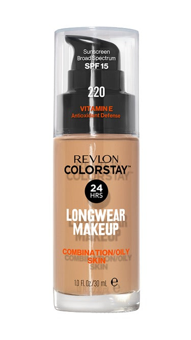 Fond de ten Revlon ColorStay Combination/Oily SPF 15 220 Natural Beige, 30 ml