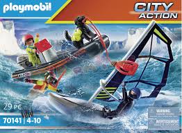 Playmobil City Action - Sea Rescue, Echipa de salvare cu Caine