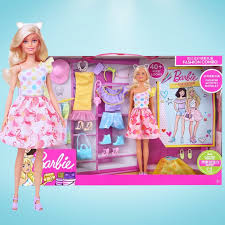 Papusa Barbie Fashion Combo cu garderoba completa